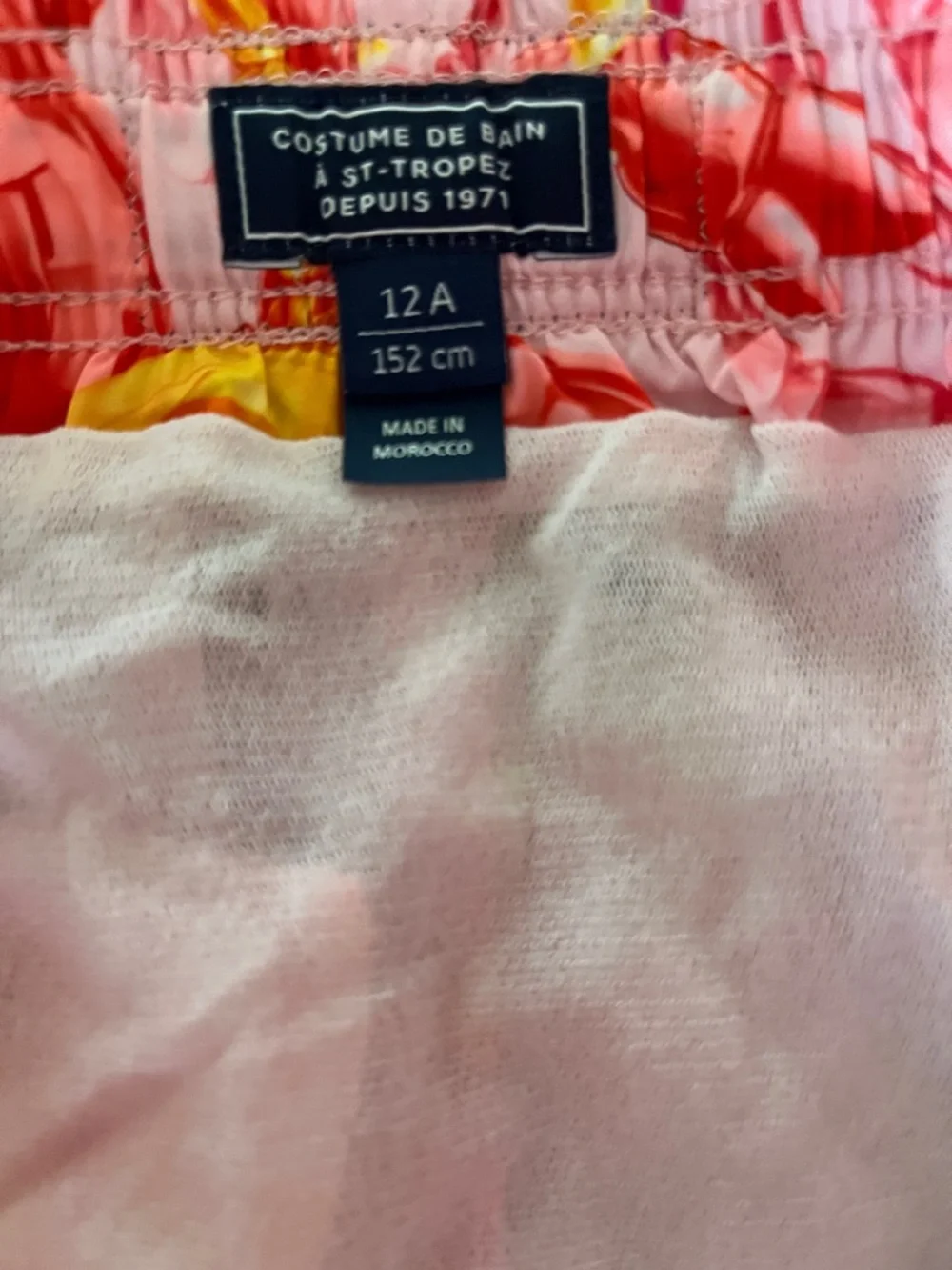 Vilebrequin vibrant pinks Kids Swim Trunks size 12A